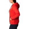 Columbia womens Trek Graphic Treatment Hoodie(Bold Orange/Stacked Gem)