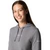 Columbia womens Trek Graphic Treatment Hoodie(City Grey Heather/Casual Script)