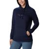 Columbia womens Trek Graphic Treatment Hoodie(Dark Nocturnal/Gumdrop Logo)