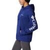 Columbia womens Trek Graphic Treatment Hoodie(Dark Sapphire)