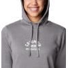 Columbia womens Trek Graphic Treatment Hoodie(Grey)