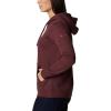 Columbia womens Trek Graphic Treatment Hoodie(Malbec/Script Logo)