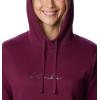 Columbia womens Trek Graphic Treatment Hoodie(Marionberry/Dark Nocturnal Logo)