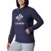 Columbia womens Trek Graphic Treatment Hoodie(Nocturnal/White Csc Stacked Logo)