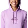 Columbia womens Trek Graphic Treatment Hoodie(Purple)