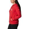 Columbia womens Trek Graphic Treatment Hoodie(Red Lily/Csc Collegiate)