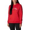 Columbia womens Trek Graphic Treatment Hoodie(Red Lily/Csc Collegiate)