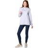 Columbia womens Trek Graphic Treatment Hoodie(Snowdrift/Casual Script)