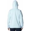 Columbia womens Trek Graphic Treatment Hoodie(Spring Blue/White Logo)
