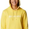 Columbia womens Trek Graphic Treatment Hoodie(Sun Glow/Gem Columbia)