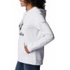 Columbia womens Trek Graphic Treatment Hoodie(White/Black Csc Stacked Logo)