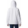 Columbia womens Trek Graphic Treatment Hoodie(White/Black Csc Stacked Logo)