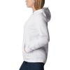 Columbia womens Trek Graphic Treatment Hoodie(White/Csc Collegiate)