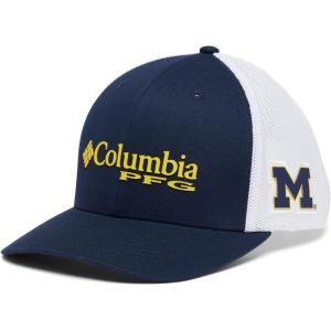 Columbia CLG PFG Mesh Snap Back Ball Cap(Um – Collegiate Navy)