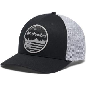 Columbia Men’s Colm Mesh Ball Cap(Black/Columbia Grey/Flag)