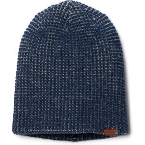 Columbia Unisex Adult Landroamer Waffle Beanie(Collegiate Navy/Safari)
