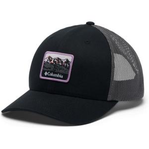 Columbia Unisex Adult PFG Logo Mesh Ball Cap(Black/Sisters)