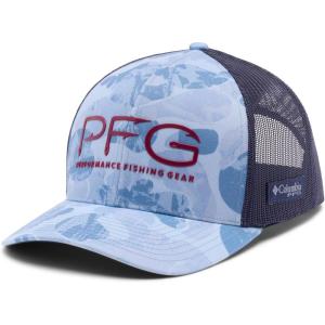 Columbia Unisex PFG Camo Snap Back(Vintage Blue Deltawoods/Hooks Weld)