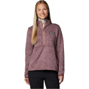Columbia Women’s Sweater Weather Half Snap(Moonvista/Fig Heather)
