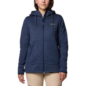 Columbia Women’s Sweater Weather Sherpa Full Zip II(Collegiate Navy Heather)