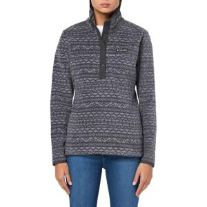 Columbia womens Benton Springs Printed Half Snap(Shark Madras Tonal)