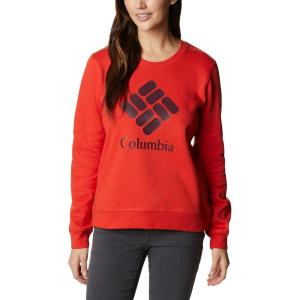 Columbia womens Columbia Trek™ Graphic CrewTrek Graphic Crew(Bold Orange/Stacked Gem)