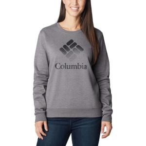 Columbia womens Columbia Trek™ Graphic CrewTrek Graphic Crew(City Grey Heather/Black Csc Stacked Logo)