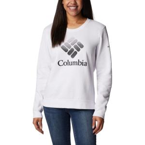 Columbia womens Columbia Trek™ Graphic CrewTrek Graphic Crew(White/Black Csc Stacked Logo)