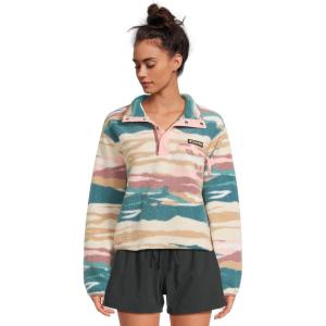 Columbia womens Helvetia Ii Printed Cropped Half Snap(River Blue Rogue Valley)