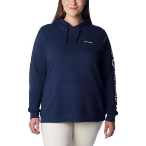 Columbia womens Trek Graphic Treatment Hoodie(Blue)