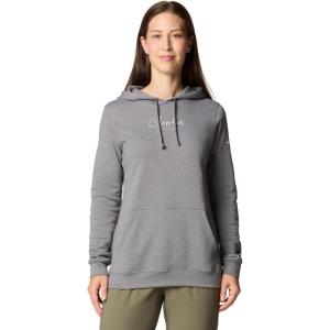 Columbia womens Trek Graphic Treatment Hoodie(City Grey Heather/Casual Script)