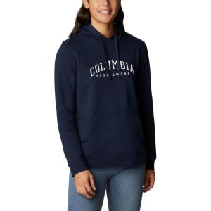 Columbia womens Trek Graphic Treatment Hoodie(Collegiate Navy/Csc Collegiate)