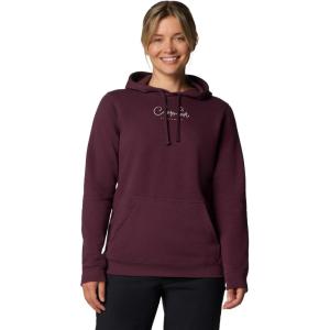 Columbia womens Trek Graphic Treatment Hoodie(Moonvista/Casual Script)