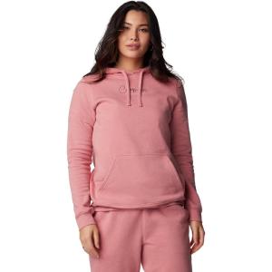 Columbia womens Trek Graphic Treatment Hoodie(Pink Agave/Casual Script)