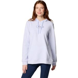 Columbia womens Trek Graphic Treatment Hoodie(Snowdrift/Casual Script)