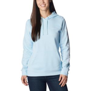 Columbia womens Trek Graphic Treatment Hoodie(Spring Blue/White Logo)