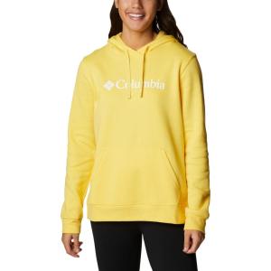 Columbia womens Trek Graphic Treatment Hoodie(Sun Glow/Gem Columbia)