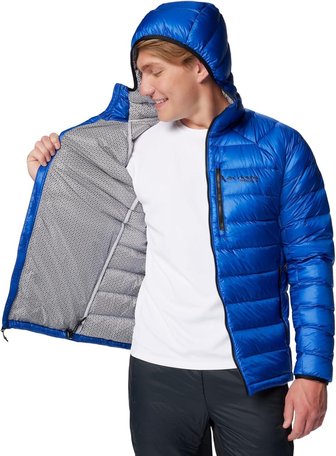 imageColumbia Mens Arctic Crest Down Hooded JacketMountain Blue