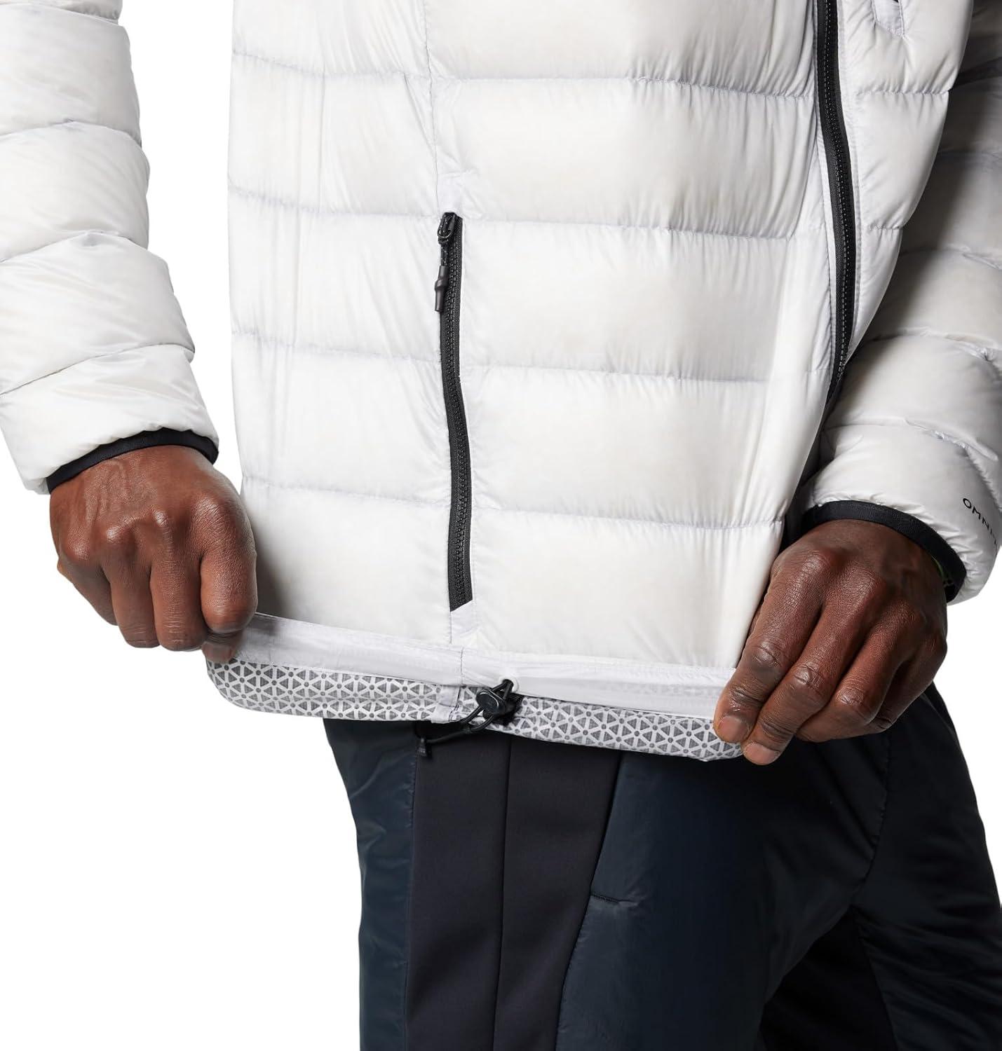 imageColumbia Mens Arctic Crest Down Hooded JacketNimbus Grey