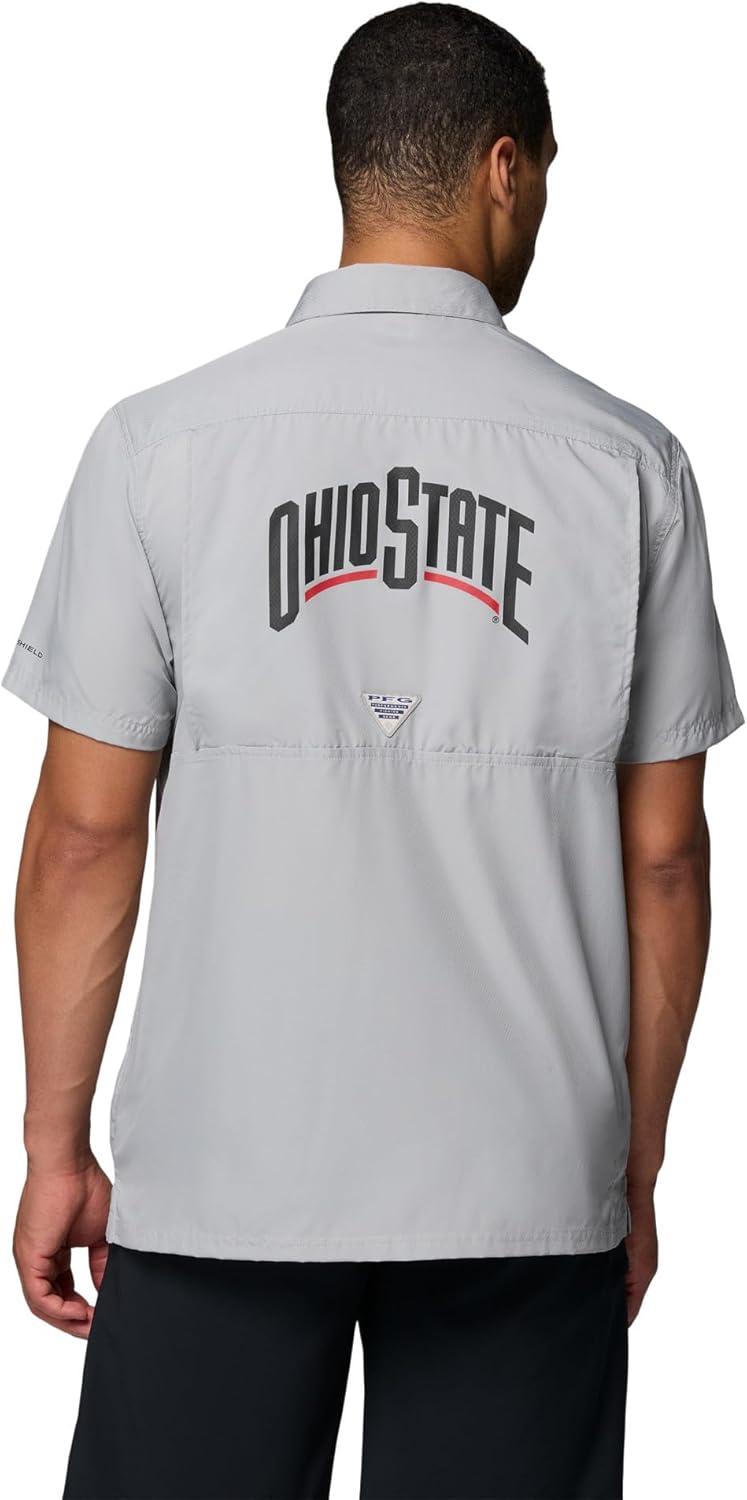 imageColumbia Mens Collegiate Slack Tide Camp ShirtOs Columbia Grey