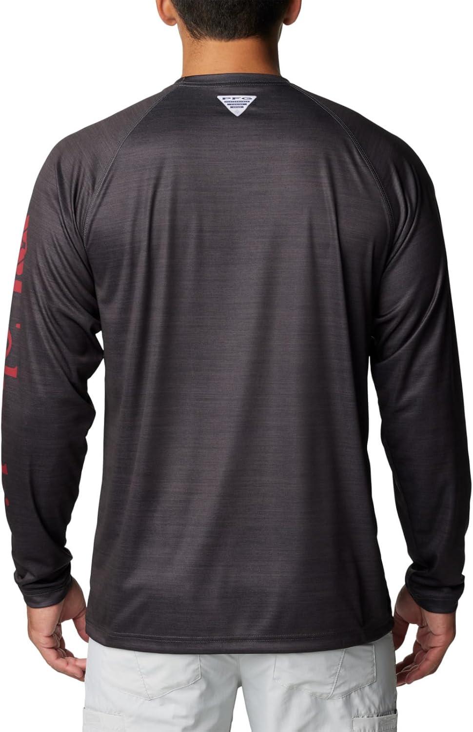 imageColumbia Mens Collegiate Terminal Tackle Heather Long Sleeve ShirtHiking ShirtSc Shark Heather