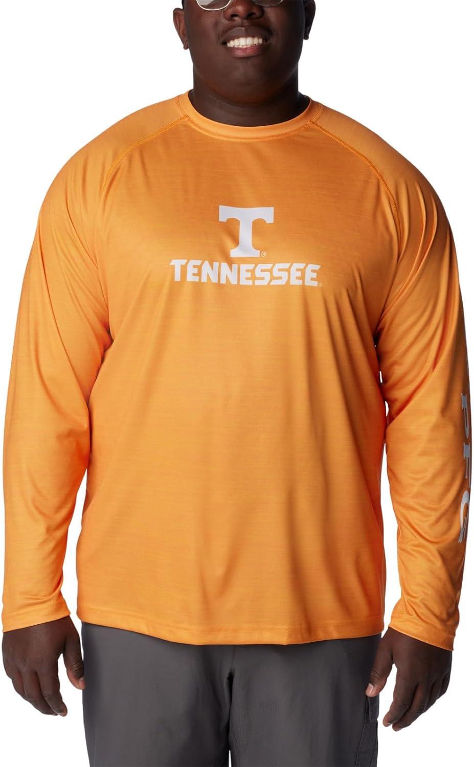 imageColumbia Mens Collegiate Terminal Tackle Heather Long Sleeve ShirtHiking ShirtUt Solarize Heather