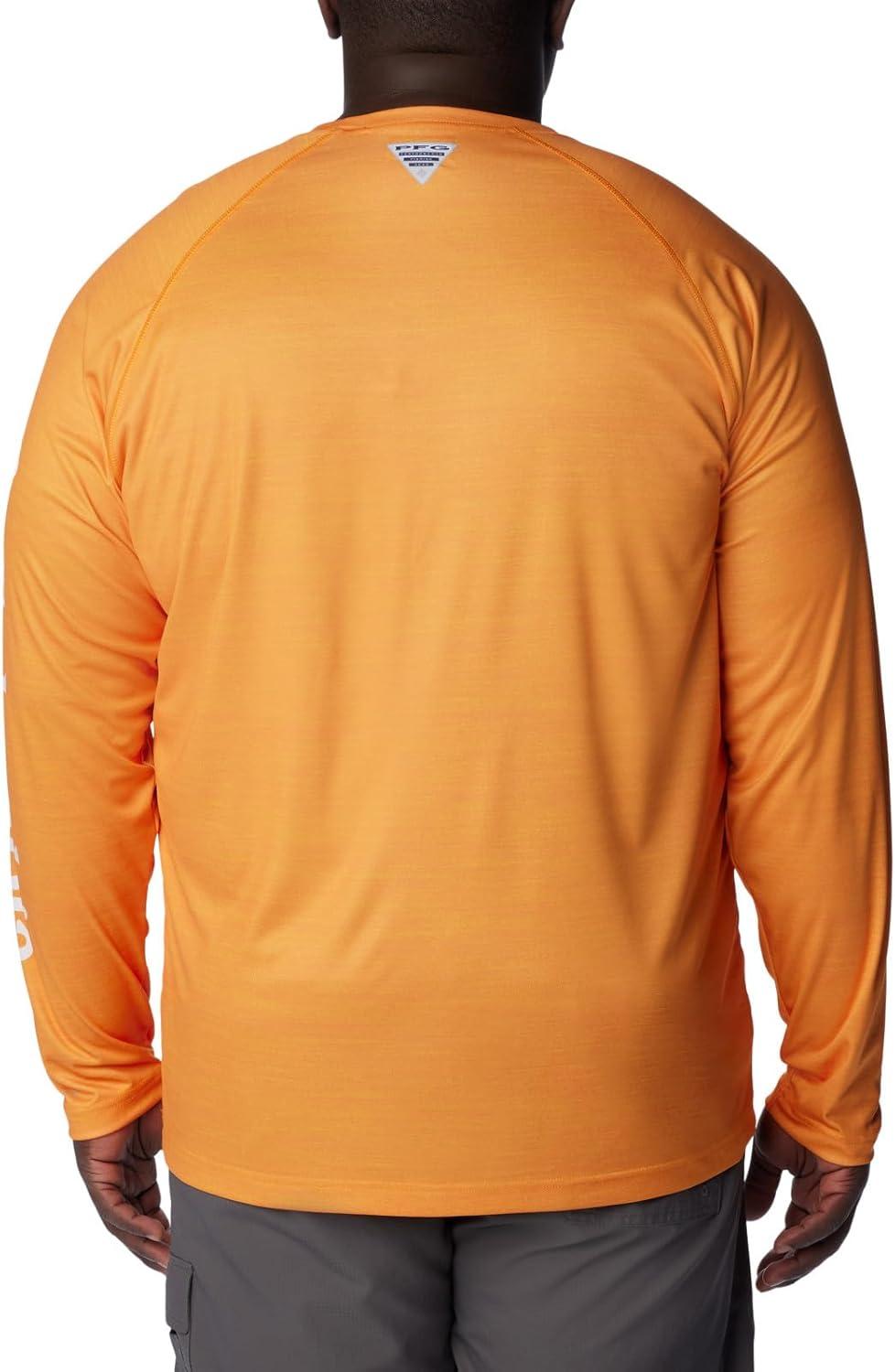 imageColumbia Mens Collegiate Terminal Tackle Heather Long Sleeve ShirtHiking ShirtUt Solarize Heather