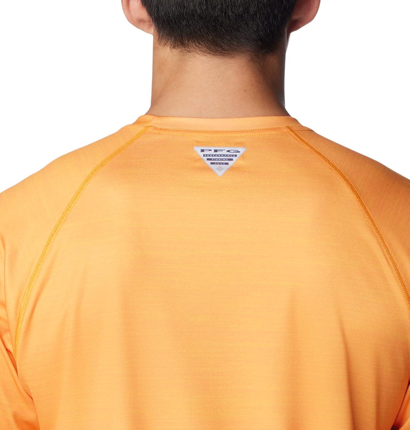 imageColumbia Mens Collegiate Terminal Tackle Heather Long Sleeve ShirtHiking ShirtUt Solarize Heather