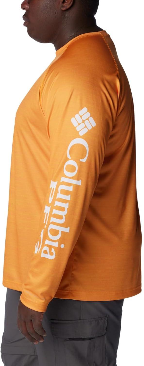 imageColumbia Mens Collegiate Terminal Tackle Heather Long Sleeve ShirtHiking ShirtUt Solarize Heather