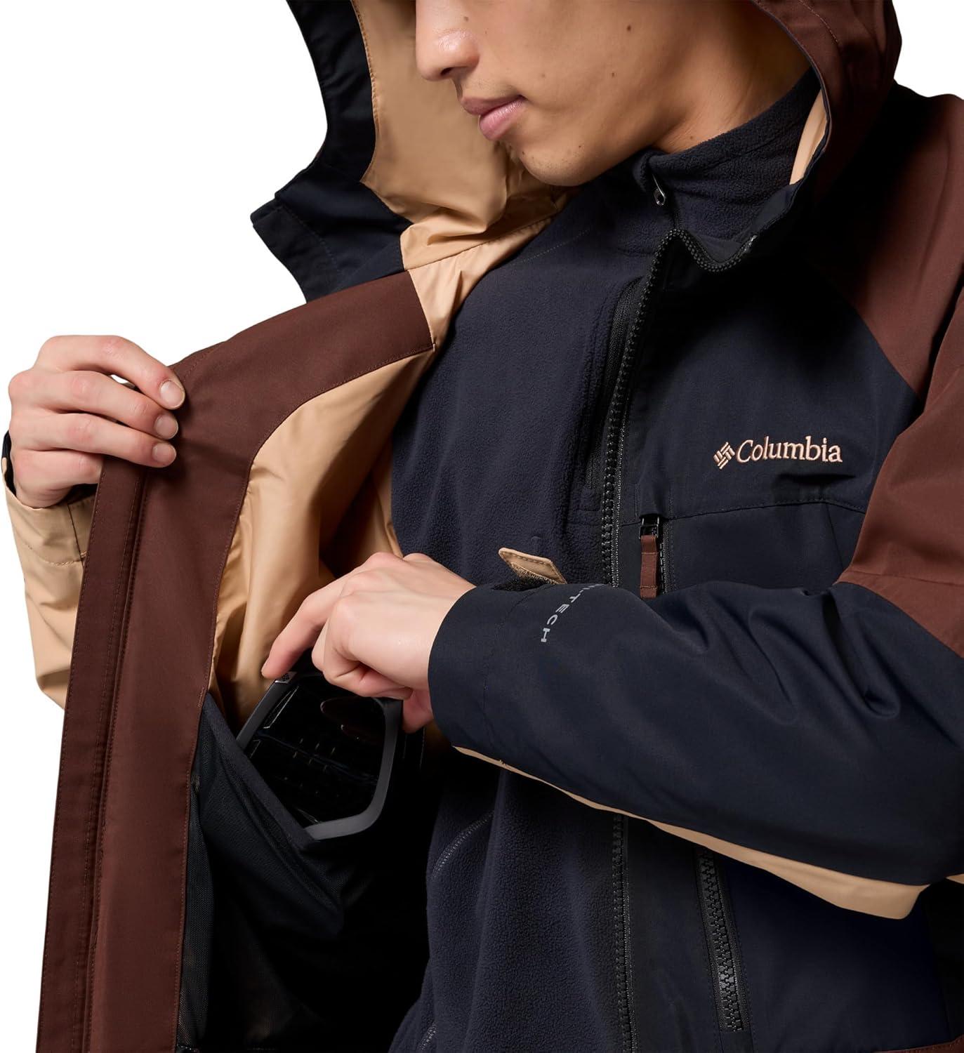imageColumbia Mens Coreshot Shell JacketTobaccoBlackCanoe