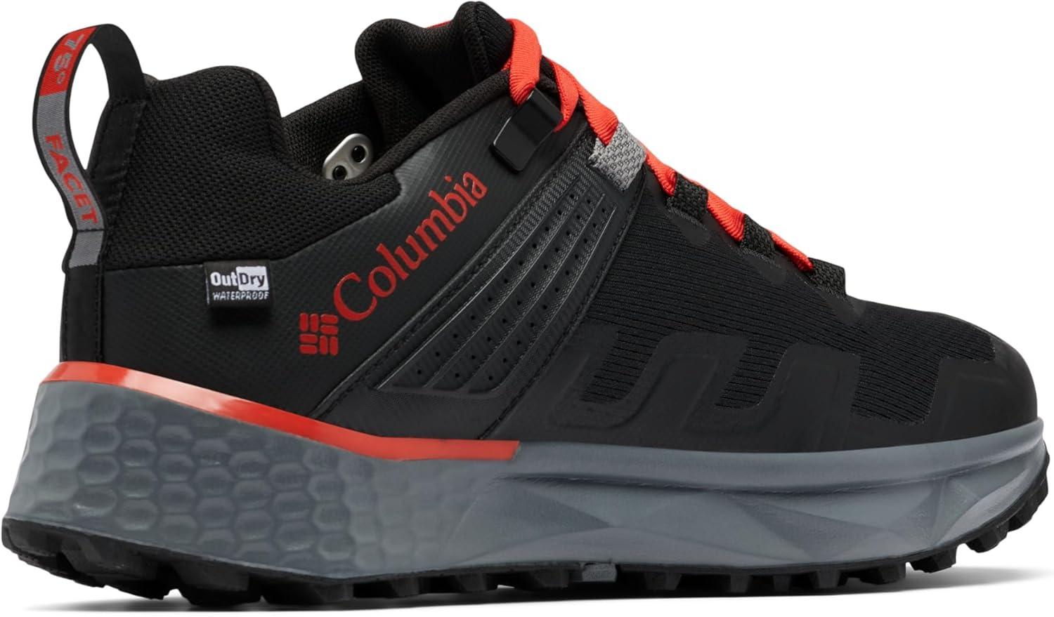 imageColumbia Mens Facet 75 Outdry2024 BlackFiery Red