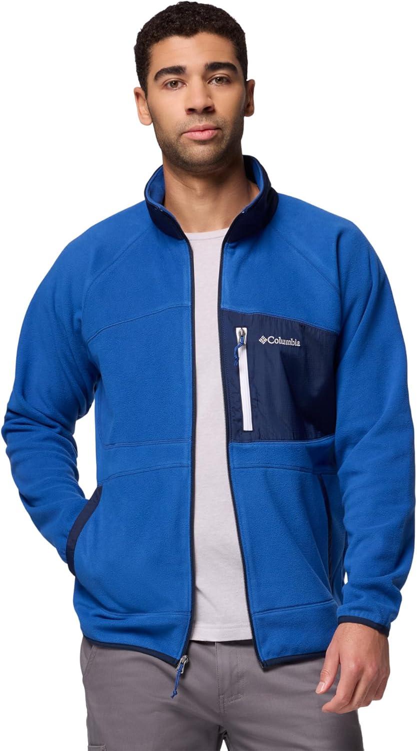 imageColumbia Mens Fast Trek Overlay Full ZipMountain BlueCollegiate Navy