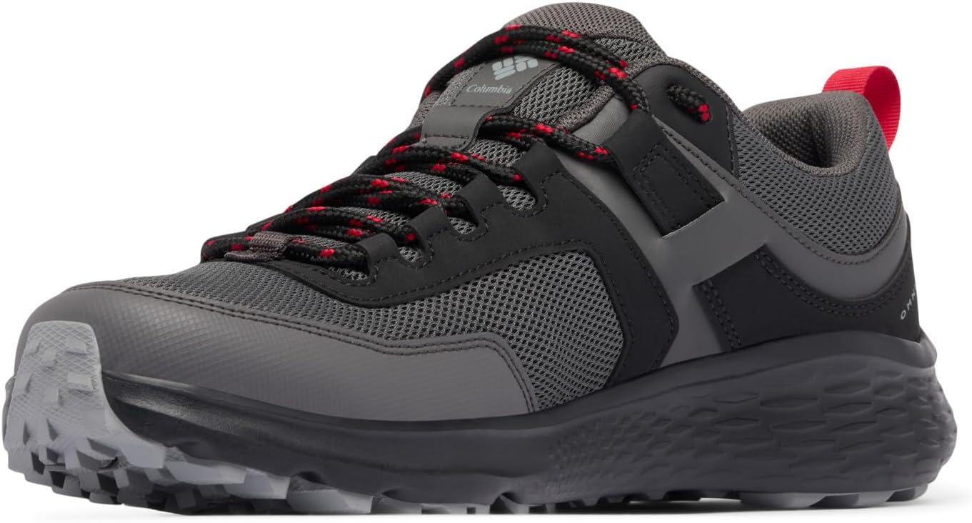 imageColumbia Mens Konos Low Hiking ShoeDark GreyMountain Red
