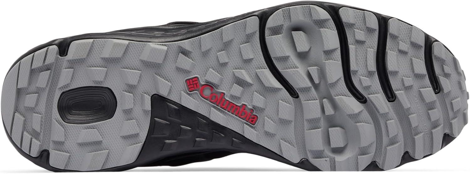 imageColumbia Mens Konos Low Hiking ShoeDark GreyMountain Red